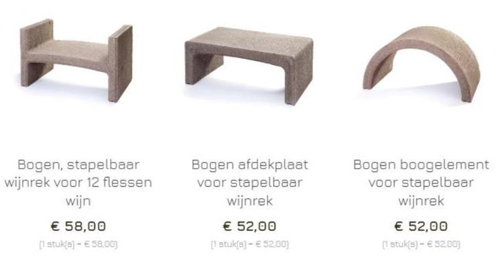 Bogen wijnrek voor wijnkelder (nieuwprijs €2250!), Huis en Inrichting, Woonaccessoires | Wijnrekken, Ophalen
