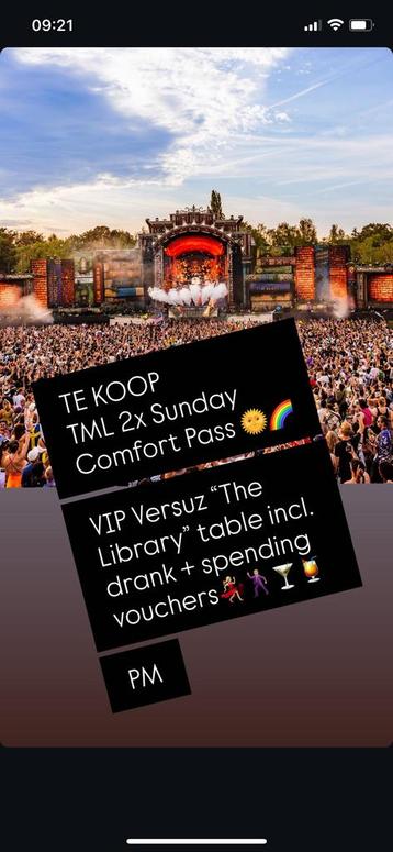 TML Tickets versuz vip beschikbaar voor biedingen