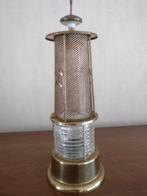 bouteille de liqueur avec boîte à musique / lampe de mineur, Antiquités & Art, Antiquités | Bronze & Cuivre, Enlèvement ou Envoi