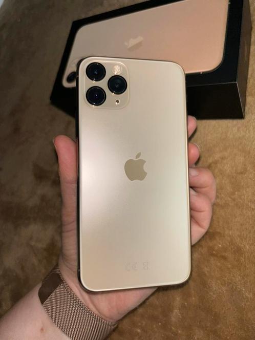 Apple iPhone 11 Pro Gold 64GB met doos, Telecommunicatie, Mobiele telefoons | Apple iPhone, Gebruikt, 64 GB, Zonder abonnement