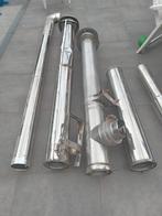 Inox dubbelwandige buizen, Bricolage & Construction, Tuyaux & Évacuations, Enlèvement, Inox