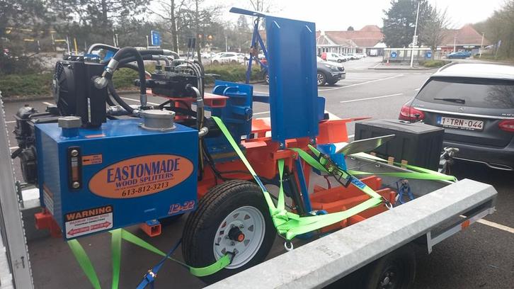 Houtklieven bij U Thuis, Tuin en Terras, Kloofmachines, Nieuw, Liggend, Benzine, Ophalen