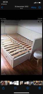 Heel net Ikea Hemnes bed , bedbank , 1-2 persoonsbed NW:400€, Maison & Meubles, Comme neuf, Enlèvement ou Envoi