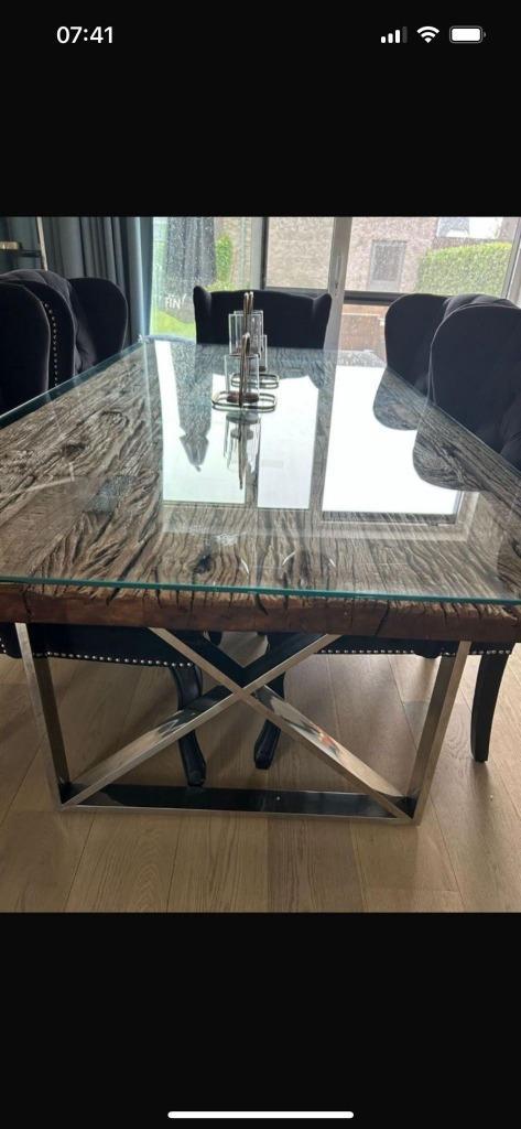 Eettafel Richmond Model, Huis en Inrichting, Tafels | Eettafels, Zo goed als nieuw, 150 tot 200 cm, 50 tot 100 cm, Vijf personen of meer