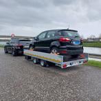 Auto transport / Huiftrailer transport / Vervoeren, Diensten en Vakmensen, Verhuur | Auto en Motor, Aanhangwagen