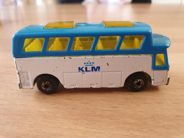 LUCIFERDOOSJE COACH KLM, Hobby en Vrije tijd, Modelauto's | 1:87, Gebruikt, Bus of Vrachtwagen, Matchbox, Ophalen of Verzenden