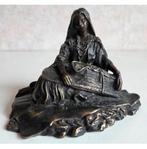 Franz iffland 1862-1935 sculptuur Moeder met Kind - Brons, Antiek en Kunst, Ophalen of Verzenden