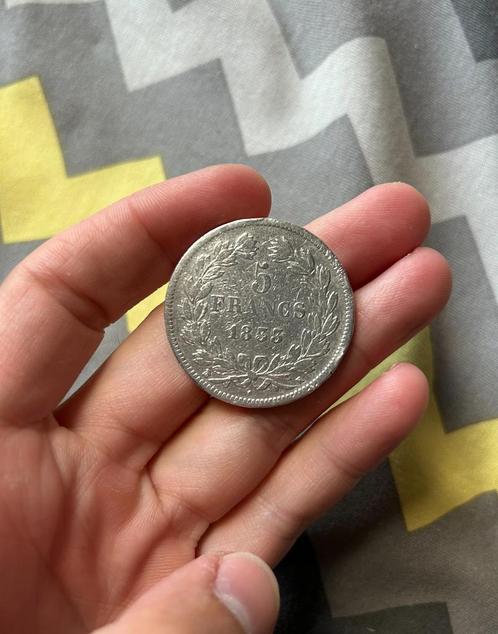 5 francs - 1833 - Louis Philippe I, Timbres & Monnaies, Monnaies | Europe | Monnaies non-euro, Monnaie en vrac, France, Argent