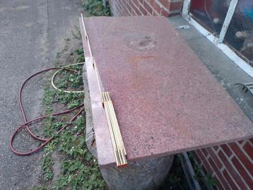 Graniet plaat, Doe-het-zelf en Bouw, Platen en Panelen, Ophalen, Zo goed als nieuw, Overige materialen, 20 tot 50 mm