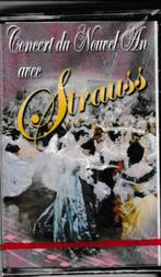 CONCERT DU NOUVEL AN  AVEC STRAUSS CASSETTE  AUDIO NEUVE SOU, Cd's en Dvd's, Cassettebandjes, 2 t/m 25 bandjes, Klassiek, Ophalen of Verzenden
