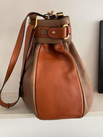 Beige / bruine handtas delvaux beschikbaar voor biedingen