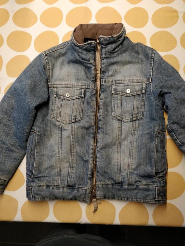 veste en jean pour garçons, Enfants & Bébés, Vêtements enfant | Taille 140, Comme neuf, Garçon, Manteau, Enlèvement