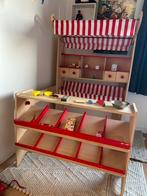 Winkeltje / kraampje met toebehoren, Kinderen en Baby's, Speelgoed | Houten speelgoed, Ophalen, Gebruikt