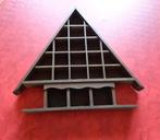 Présentoir pour bibelots miniatures. Bois foncé, Antiek en Kunst, Kunst | Beelden en Houtsnijwerken, Verzenden