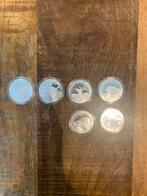 Zilveren munten 6 x 1 ounce, Postzegels en Munten, Edelmetalen en Baren, Ophalen