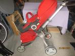 Buggy STOKKE Xplory rouge complet (avec siège et nacelle), Enfants & Bébés, Enlèvement, Comme neuf, Autres marques, Ombrelle