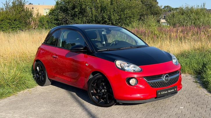 Opel Adam 'Black Edition'  2018 GPS CarPlay Euro 6 Garantie, Auto's, Opel, Bedrijf, Te koop, ADAM, ABS, Airbags, Airconditioning