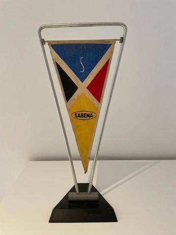 SABENA (Belgian World Airlines) - tafelvlag beschikbaar voor biedingen