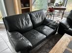 Lederen Zetel 2-zit + 3-zit, Ophalen, Gebruikt, Overige maten, Rechte bank