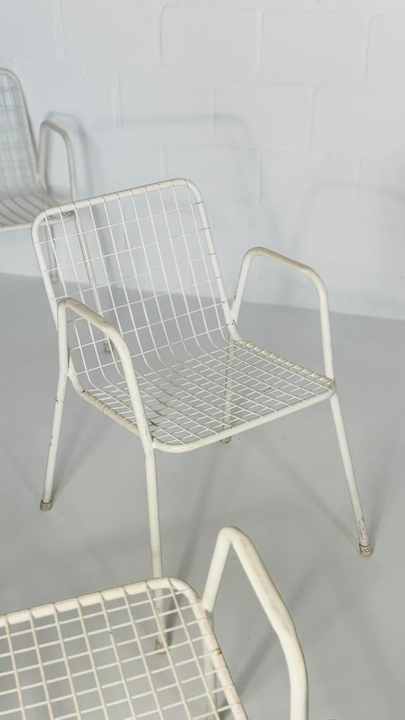 EMU Rio stoelen, Huis en Inrichting, Stoelen, Gebruikt, Vier, Wit, Ophalen