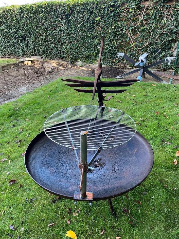 Vuurschaal cortenstaal, Tuin en Terras, Vuurschalen, Gebruikt, Ophalen