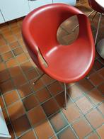 Rode design stoelen 5x, Huis en Inrichting, Desinger, Vijf, Zes of meer stoelen, Kunststof, Ophalen of Verzenden