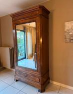 Armoire ancienne avec miroir, Antiquités & Art, Antiquités | Meubles | Armoires, Enlèvement
