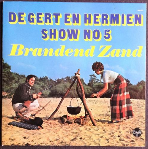 LP The Gert And Hermien Show No 5 Brandend Zand 1970, CD & DVD, Vinyles | Néerlandophone, Utilisé, Chanson réaliste ou Smartlap