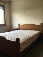 Chambre à coucher 2 personnes en chêne, Maison & Meubles, Enlèvement, Comme neuf, Deux personnes