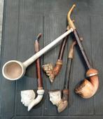Lot 5 pipes dont 4 Gambier 1 écume completes, Antiquités & Art, Enlèvement ou Envoi