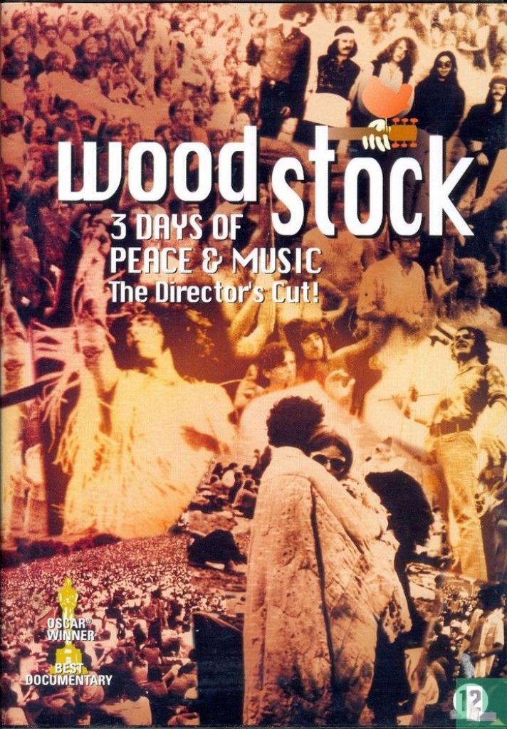 Woodstock: 3 days of peace & music (1970) - director's cut, Cd's en Dvd's, Dvd's | Muziek en Concerten, Zo goed als nieuw, Documentaire