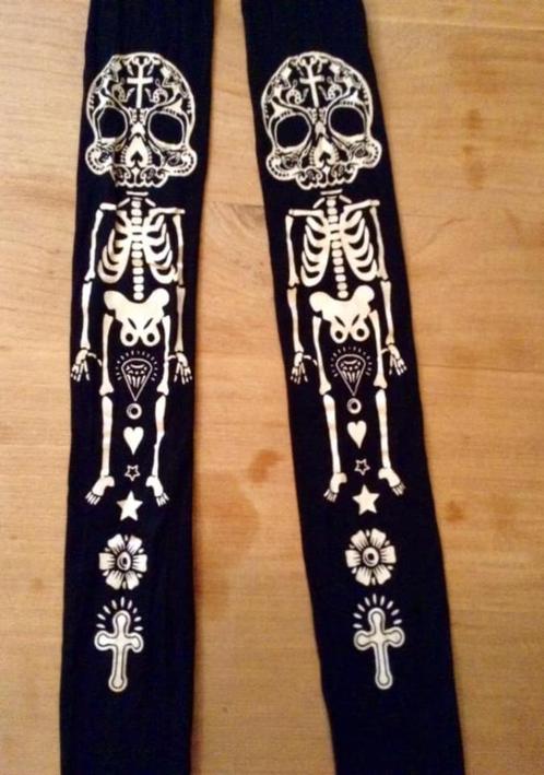 Collant d'Halloween squelette fille 10-12 ans, Kinderen en Baby's, Kinderkleding | Maat 146, Zo goed als nieuw, Meisje, Nacht- of Onderkleding