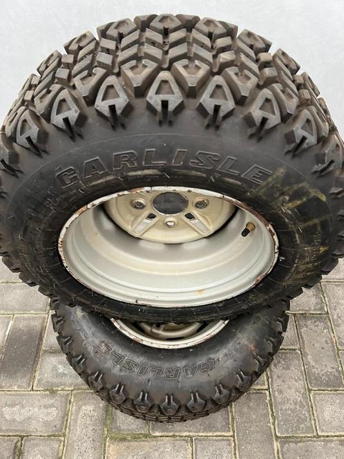 2 originele velgen zgan banden Yamaha Grizzly Quad 25x8-12, Motos, Pièces | Yamaha, Utilisé, Envoi