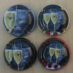Champagne capsules - Generieken Chat noir+flutes (G 1362), Verzamelen, Verzenden
