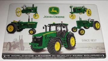 JOHN DEERE : Metalen Bord John Deere Tractor Collectie