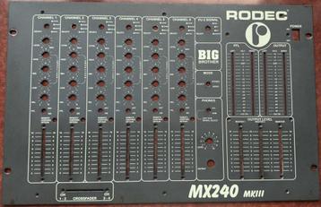 Rodec Frontplaat MX240 MK3, Enlèvement, Comme neuf, 5 à 10 canaux