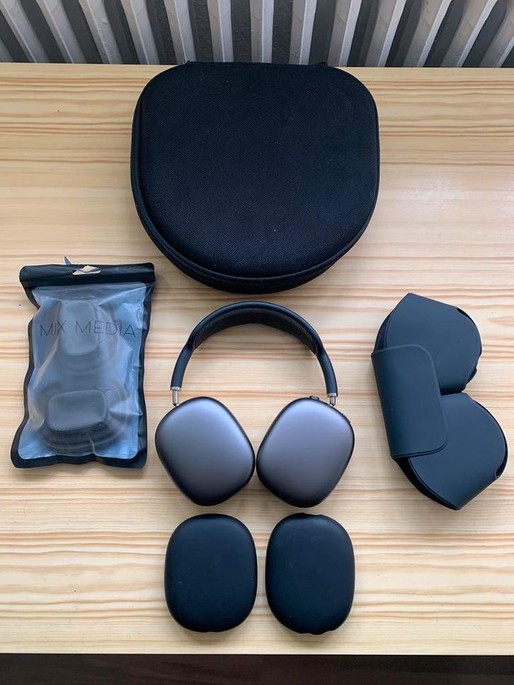 Apple AirPods Max – Perfecte staat + extra accessoires!, Audio, Tv en Foto, Hoofdtelefoons, Zo goed als nieuw, Draadloos, Ophalen