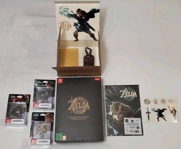 Zelda Tears of the Kingdom Collector's Pack + Aamibo + bonus, Games en Spelcomputers, Games | Nintendo Switch, Nieuw, Ophalen of Verzenden