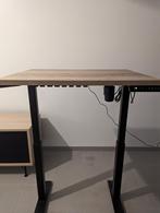 Elektrisch verstelbare zit-sta bureau (80x60cm), Elektrisch, Gebruikt, Ophalen, Bureau