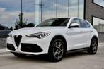 Alfa Romeo Stelvio 2.0 Turbo **Benzine** 50 000Km**, Auto's, Wit, Leder, Bedrijf, 5 deurs