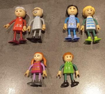 Playtive houten poppenhuispoppen 6 stuks