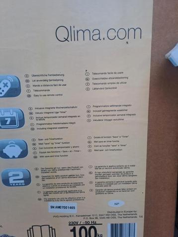 Qlima poêle à granulé, Enlèvement, Neuf, Poêle