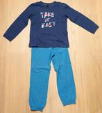 Blauwe pyjama Schiesser maat 128 / 6-7 jaar, Schiesser, Vêtements de nuit ou Sous-vêtements, Utilisé, Garçon
