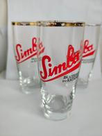 3 GLAZEN bier Simba Brasseries Katanga Congo Belgie, Antiek en Kunst, Verzenden