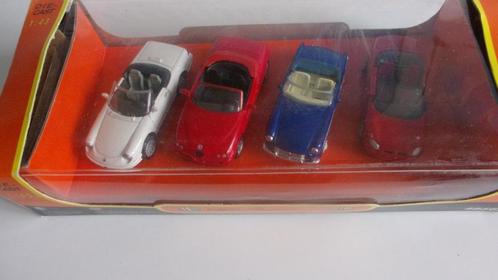 Coffret (carton) NEW RAY 1/43 2X ALFA + 2X MG.EXC.ETAT., Hobby en Vrije tijd, Modelauto's | 1:43, Zo goed als nieuw, Auto, Overige merken