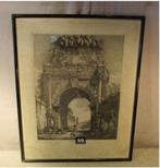 Belle gravure ancienne 'Arco di Druso' - 64x51, Antiquités & Art, Art | Eaux-fortes & Gravures, Enlèvement ou Envoi