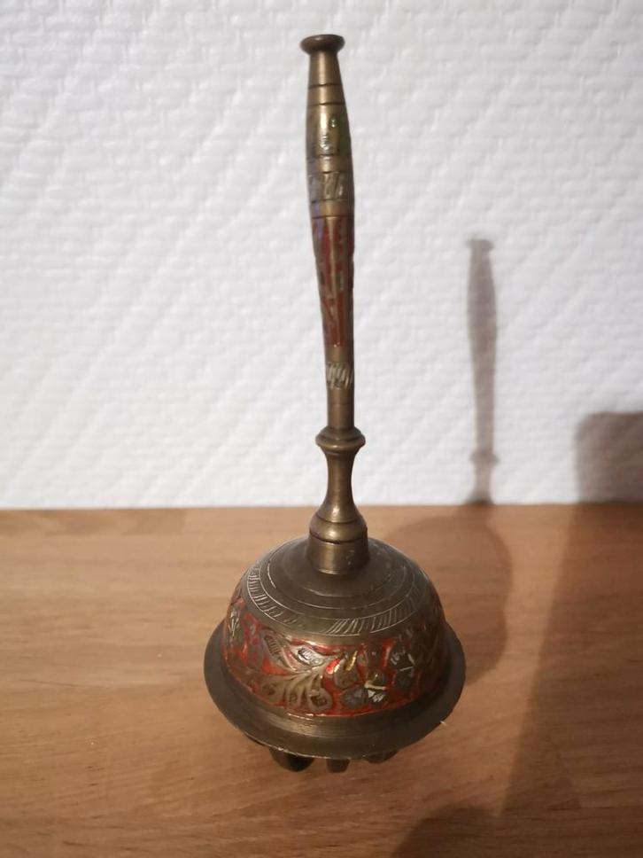 Oude Indiase olifantenklauwbel, Antiek en Kunst, Curiosa en Brocante, Ophalen