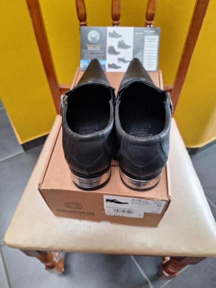 New Rock zwarte leren lage schoenen, Kleding | Heren, Schoenen, Nieuw, Ophalen