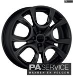 Nw 17 inch Matt Black MAK Torino set voor FIAT 500 4x98, Auto-onderdelen, Ophalen of Verzenden, 17 inch, Velg(en)