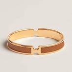Hermes Olympe Bracelet | Bruin met goud, Ophalen of Verzenden, Nieuw, Bruin, Goud